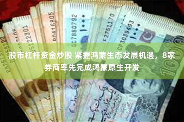 股市杠杆资金炒股 紧握鸿蒙生态发展机遇，8家券商率先完成鸿蒙原生开发