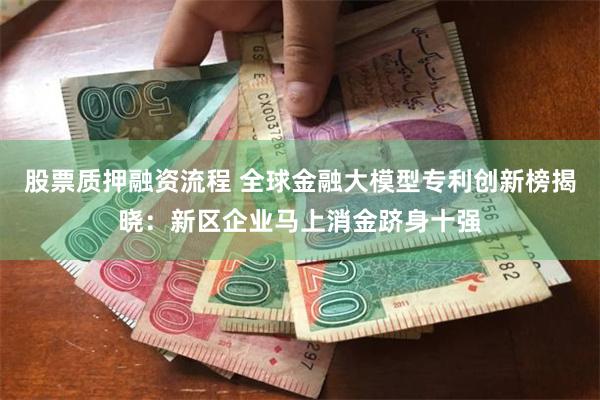 股票质押融资流程 全球金融大模型专利创新榜揭晓：新区企业马上消金跻身十强