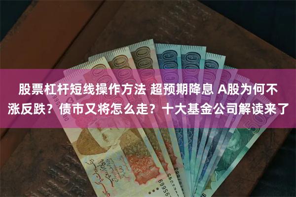 股票杠杆短线操作方法 超预期降息 A股为何不涨反跌？债市又将怎么走？十大基金公司解读来了