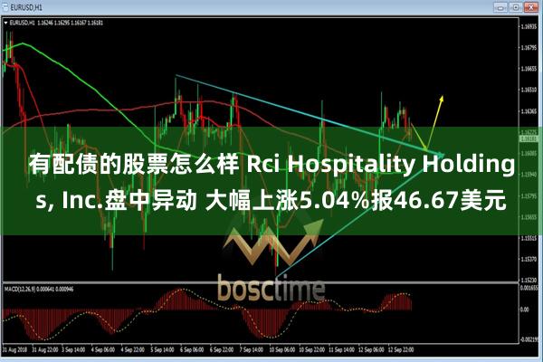 有配债的股票怎么样 Rci Hospitality Holdings, Inc.盘中异动 大幅上涨5.04%报46.67美元