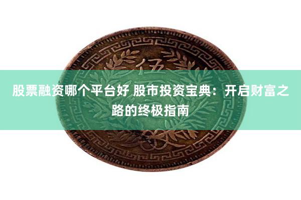 股票融资哪个平台好 股市投资宝典：开启财富之路的终极指南