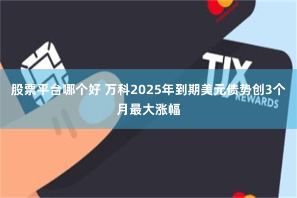 股票平台哪个好 万科2025年到期美元债势创3个月最大涨幅