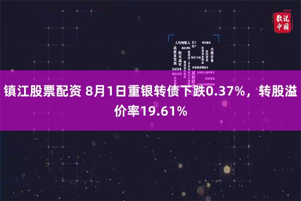 镇江股票配资 8月1日重银转债下跌0.37%，转股溢价率19.61%
